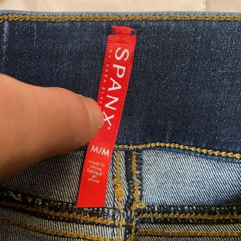 SPANX, jeans, medium, like new, tummy tuck